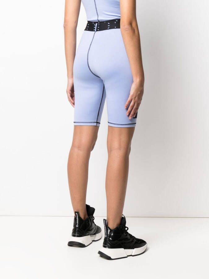 MCQ Fietsshorts met stiksel Paars