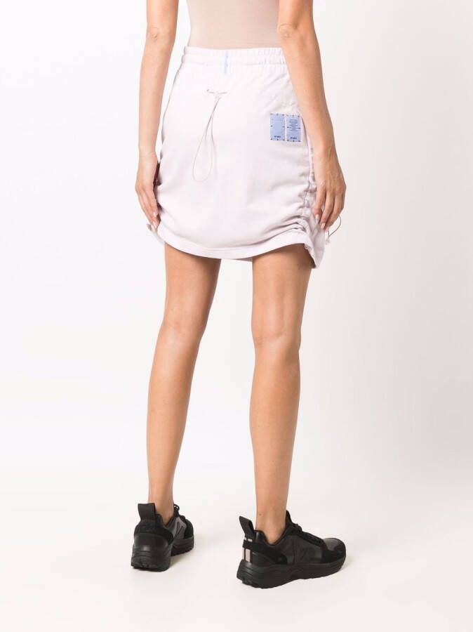 MCQ Gedrapeerde mini-rok Paars