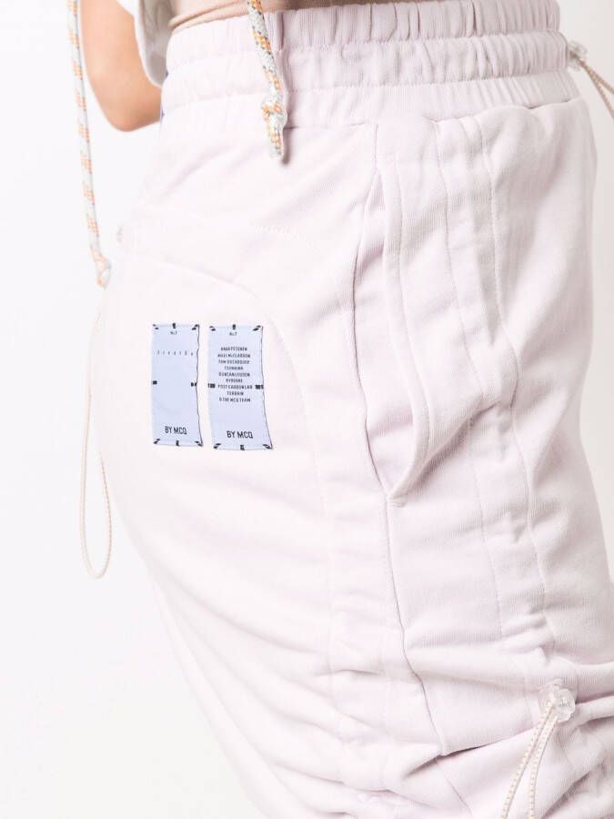MCQ Gedrapeerde mini-rok Paars