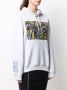 MCQ Hoodie met logopatch Blauw - Thumbnail 3