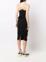 MCQ Midi-jurk met trekkoord Zwart - Thumbnail 4