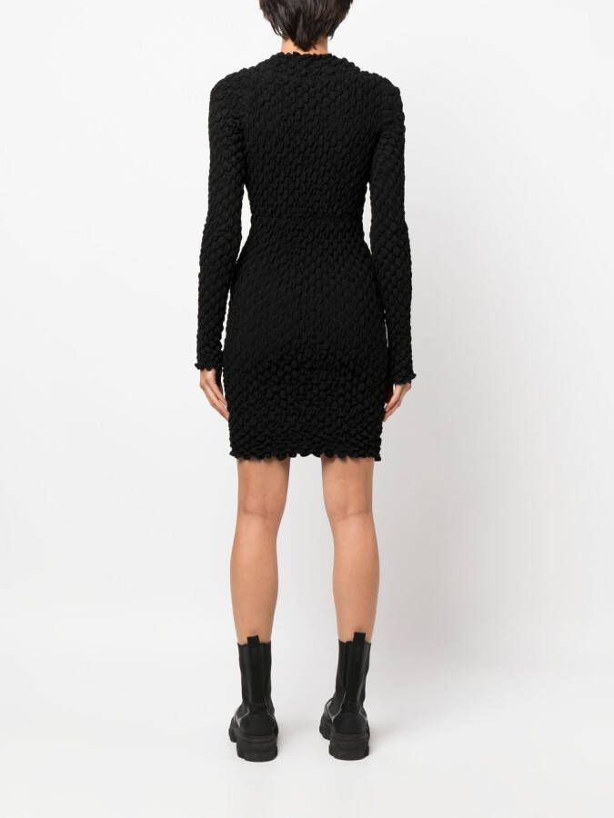 MCQ Mini-jurk met V-hals Zwart