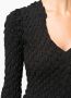 MCQ Mini-jurk met V-hals Zwart - Thumbnail 5