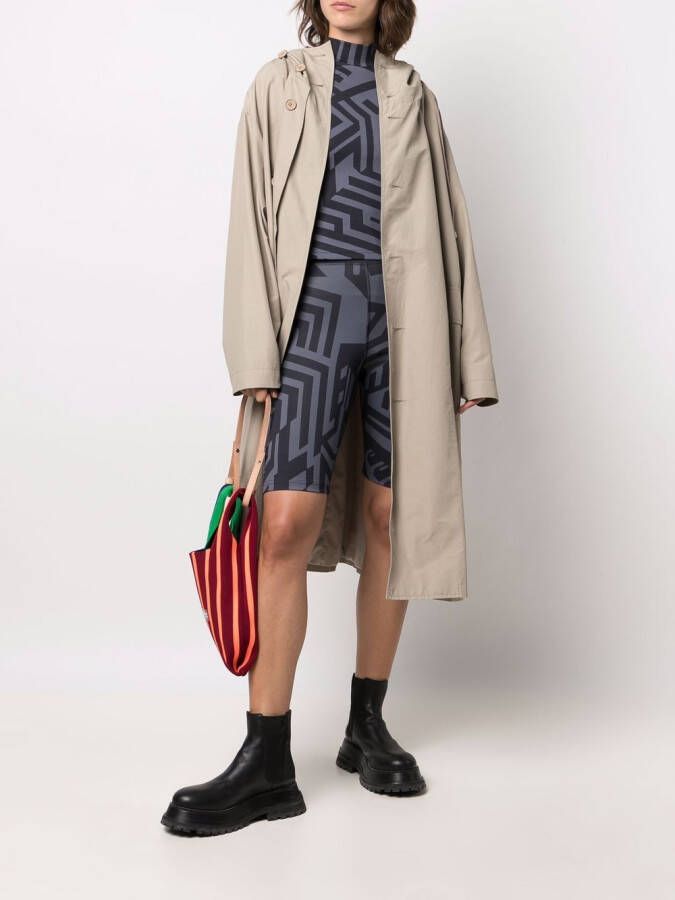 MCQ Shorts met abstracte print Zwart