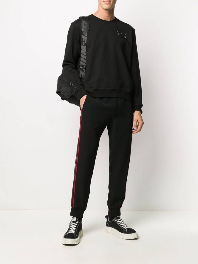 MCQ Sweater met print Zwart