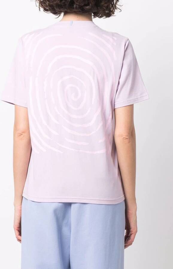 MCQ T-shirt met print Paars
