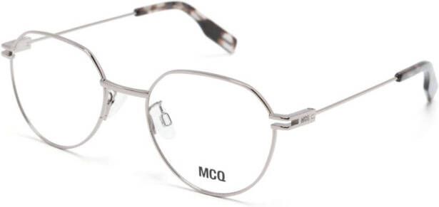 MCQ Bril met rond montuur Zilver