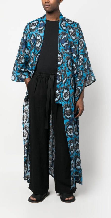 MEDICOM TOY Avondjurk met print Blauw
