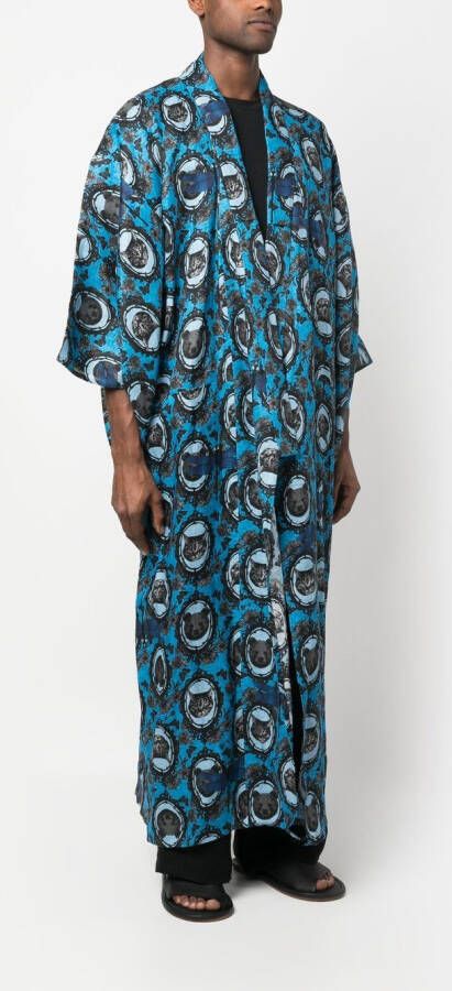 MEDICOM TOY Avondjurk met print Blauw
