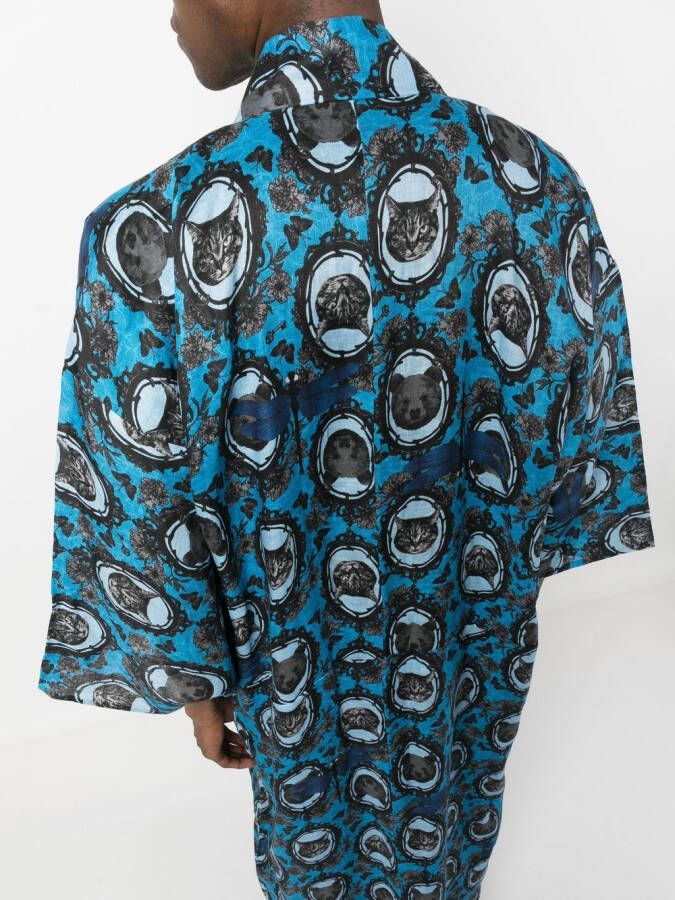 MEDICOM TOY Avondjurk met print Blauw