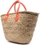 Melissa Odabash Corsica leren shopper Beige - Thumbnail 3