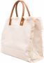 Melissa Odabash Ferrat shopper met franje Beige - Thumbnail 3