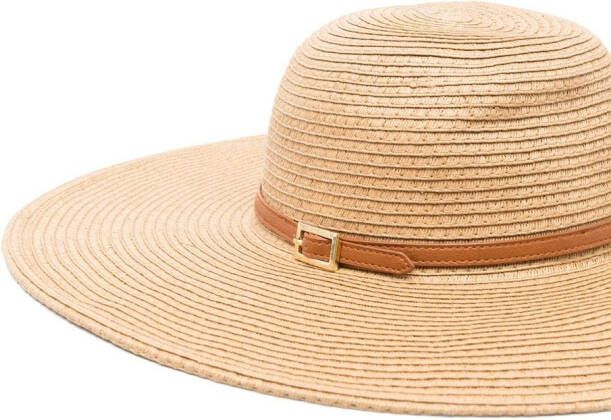 Melissa Odabash Geweven zonnehoed Beige