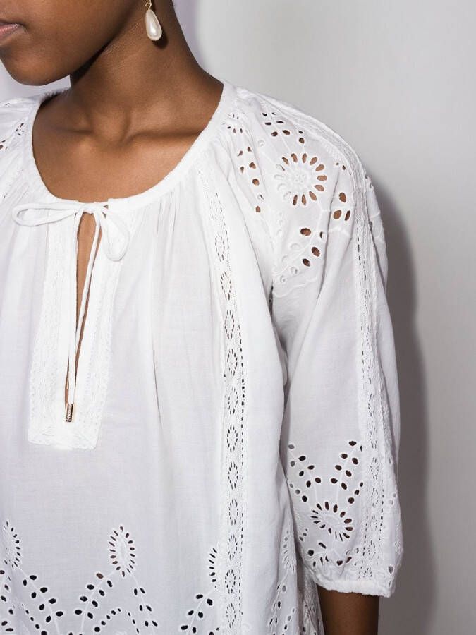 Melissa Odabash Jurk met omslag Wit