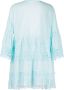 Melissa Odabash St Tropez geribbeld badpak Blauw - Thumbnail 2