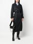 MERYLL ROGGE Trenchcoat met dubbele rij knopen Zwart - Thumbnail 2