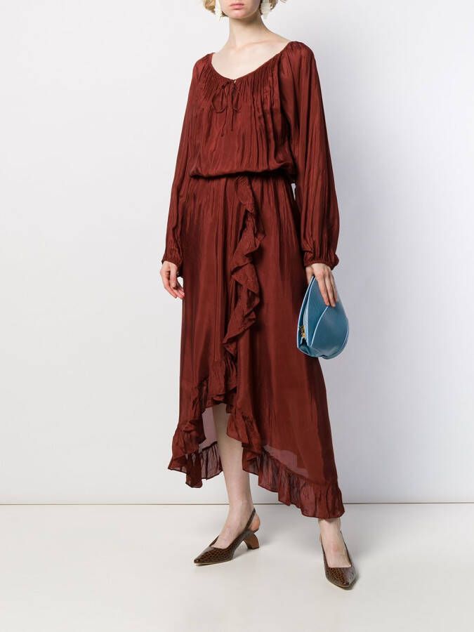 Mes Demoiselles Maxi-jurk Rood