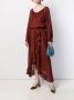 Mes Demoiselles Maxi-jurk Rood - Thumbnail 2