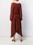 Mes Demoiselles Maxi-jurk Rood - Thumbnail 4