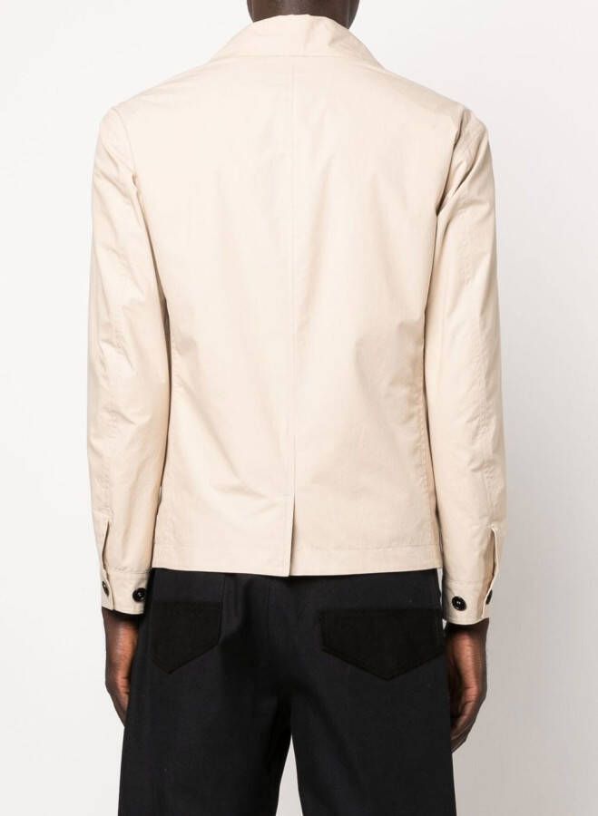Meta Campania Collective Shirtjack van biologisch katoen Beige