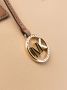 Michael Kors Jet Set crossbodytas met monogramprint Bruin - Thumbnail 8