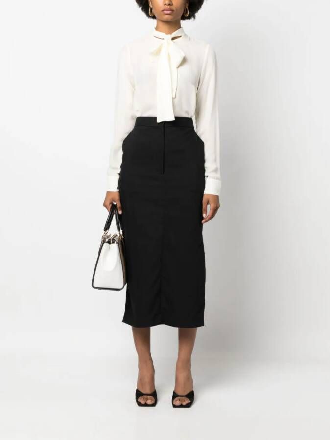 Michael Kors Blouse met strik Beige