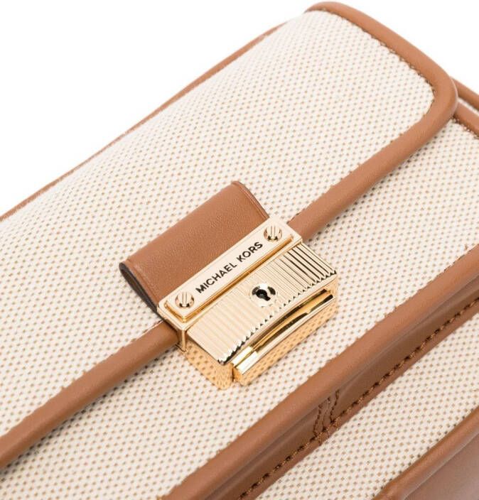 Michael Kors Boekentas met logo-reliëf Beige