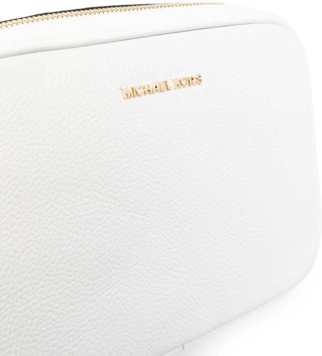 Michael Kors Boekentas met logoplakkaat Wit