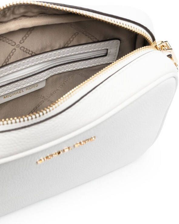 Michael Kors Boekentas met logoplakkaat Wit