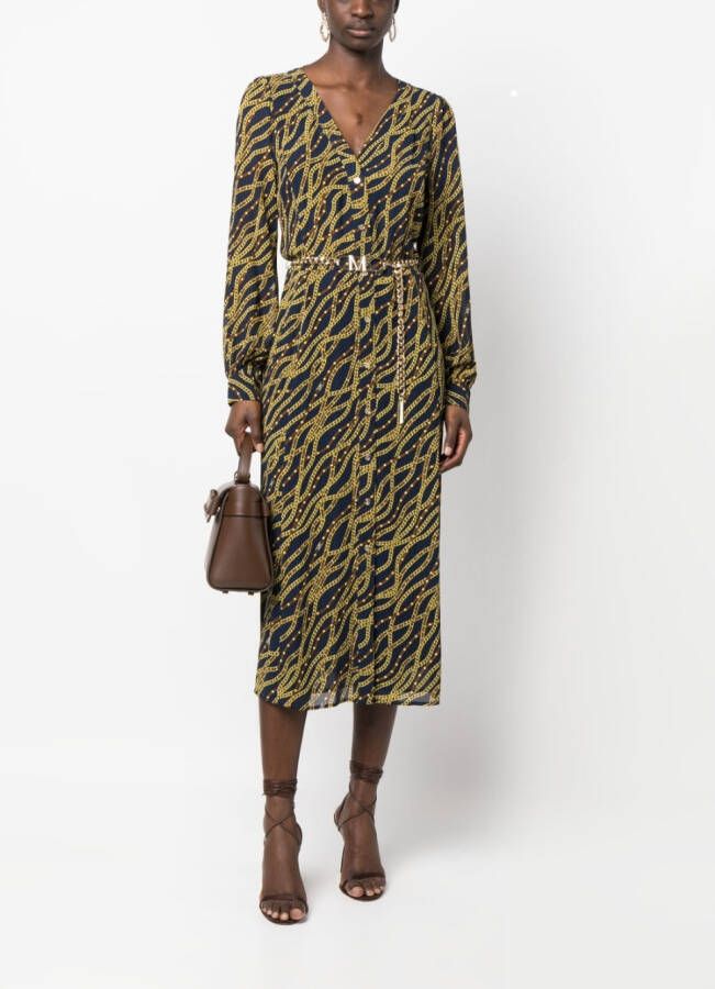 Michael Kors T-shirtjurk met print Blauw