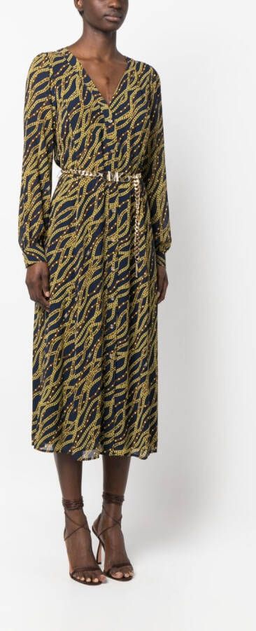 Michael Kors T-shirtjurk met print Blauw