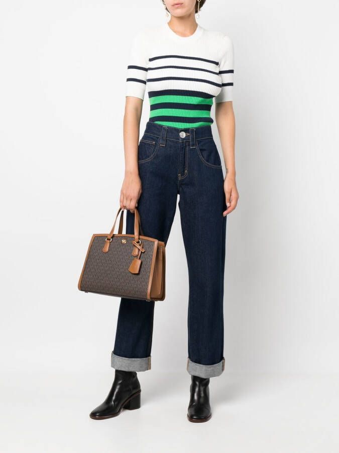 Michael Kors Chantal shopper met handgreep Bruin