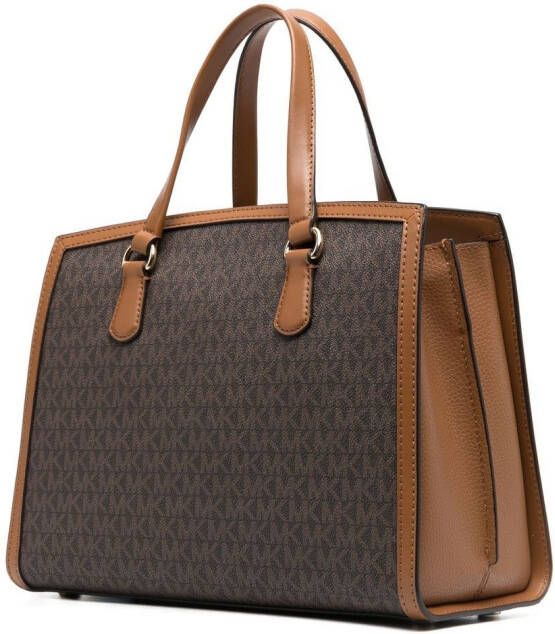 Michael Kors Chantal shopper met handgreep Bruin