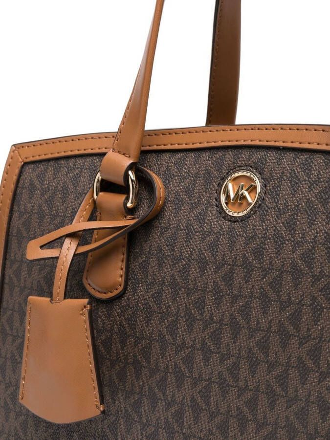 Michael Kors Chantal shopper met handgreep Bruin