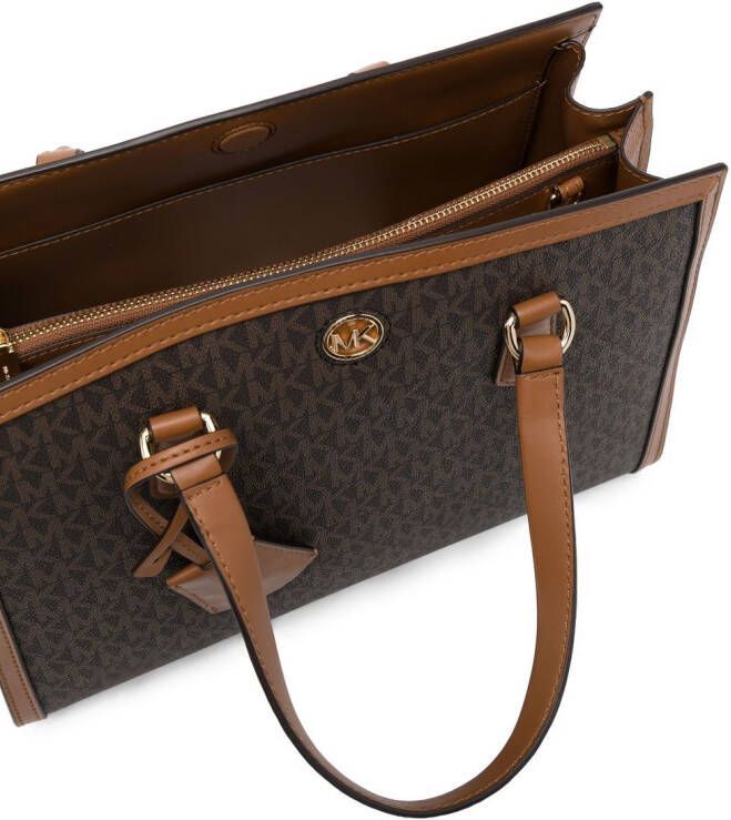 Michael Kors Chantal shopper met handgreep Bruin
