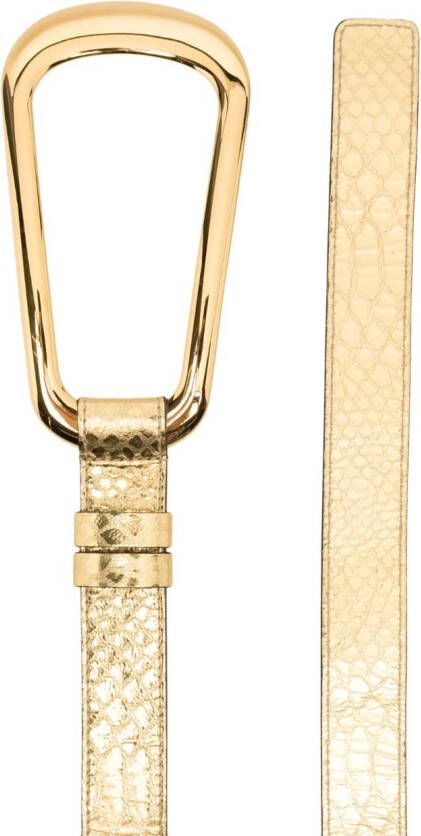 Michael Kors Collection Leren riem Goud