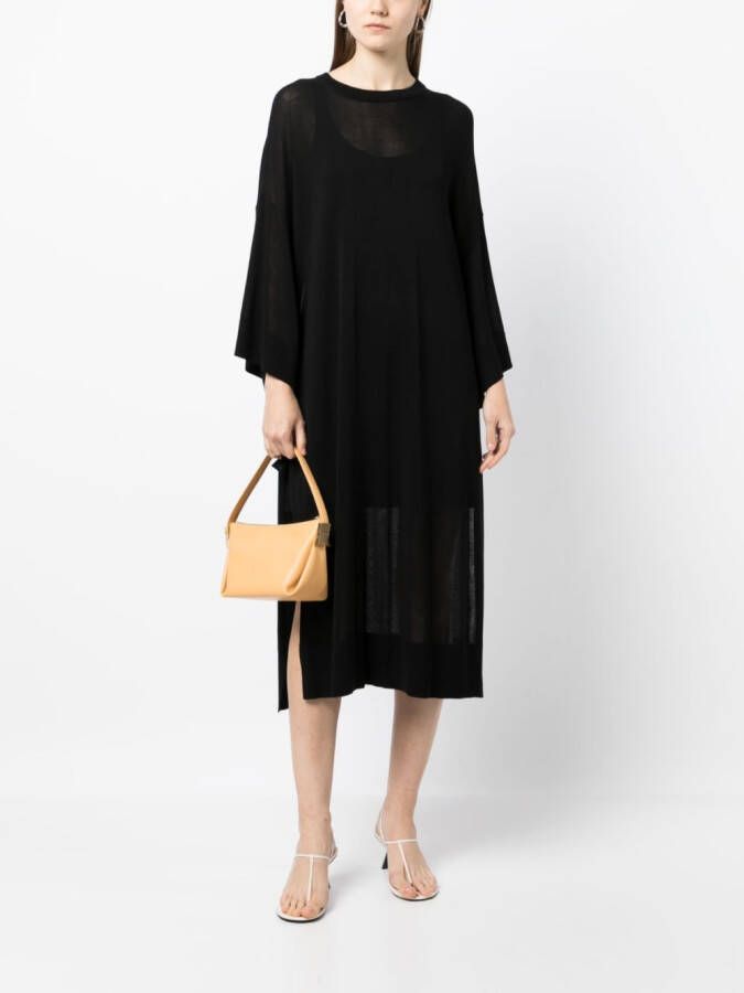 Michael Kors Collection Semi-doorzichtige tuniek Zwart