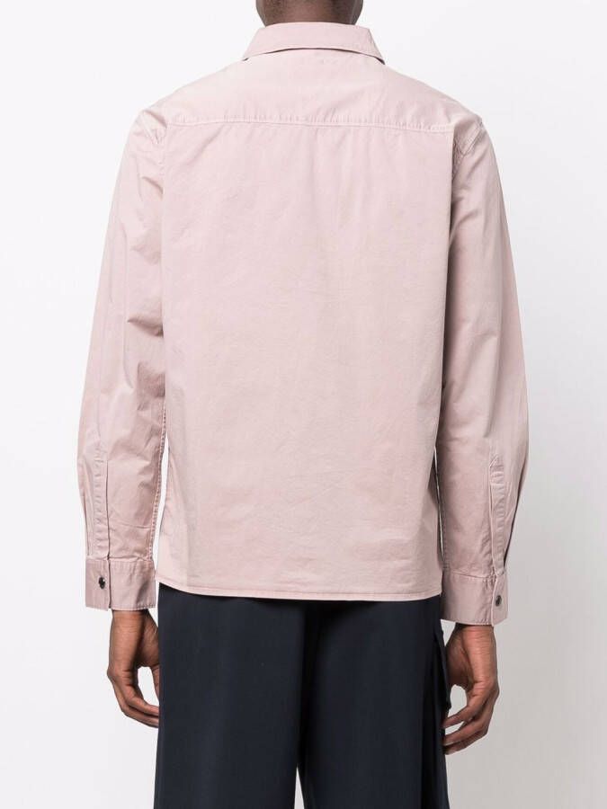 Michael Kors Collection Shirtjack met rits Roze
