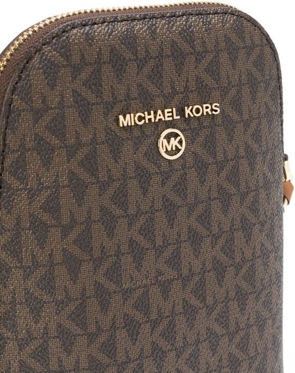 Michael Kors Crossbodytas met logoprint Bruin