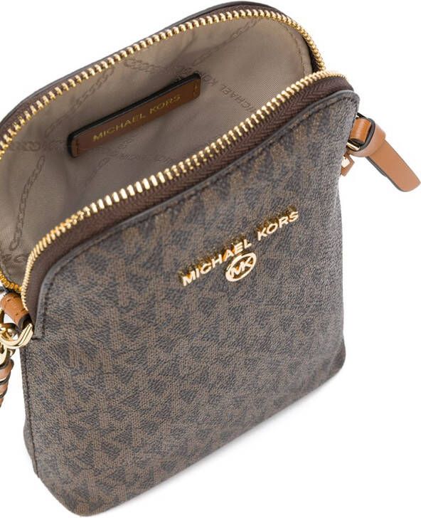 Michael Kors Crossbodytas met logoprint Bruin