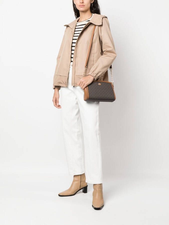 Michael Kors Crossbodytas met logoprint Bruin