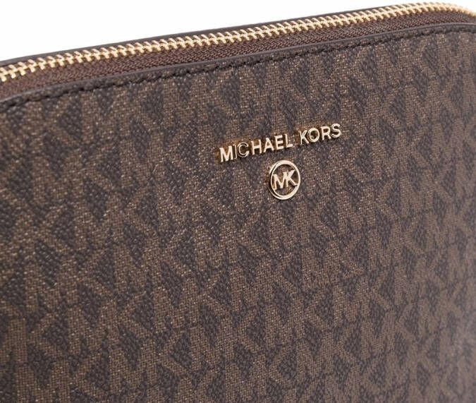 Michael Kors Dome crossbodytas met logo Bruin