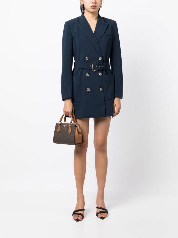 Michael Kors Blazerjurk met dubbele rij knopen Blauw
