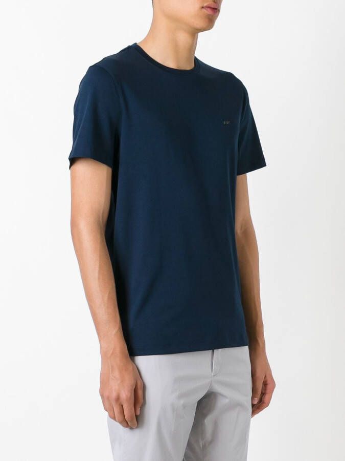 Michael Kors effen T-shirt Blauw