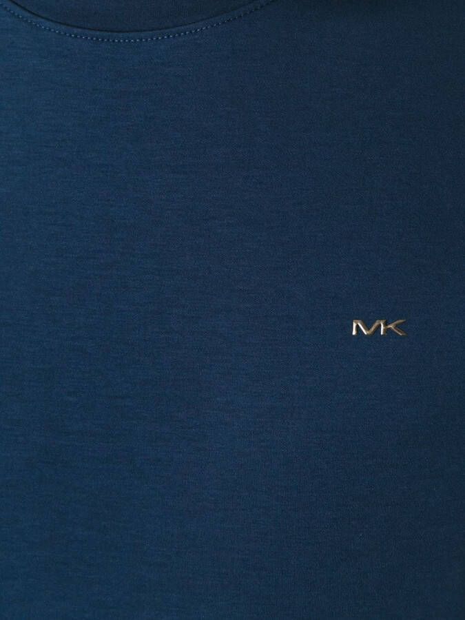 Michael Kors effen T-shirt Blauw