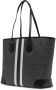 Michael Kors Eva shopper met streep Zwart - Thumbnail 3