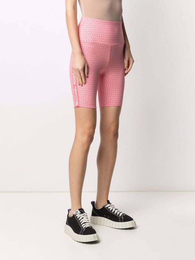 Michael Kors Fietsshorts met monogram Roze