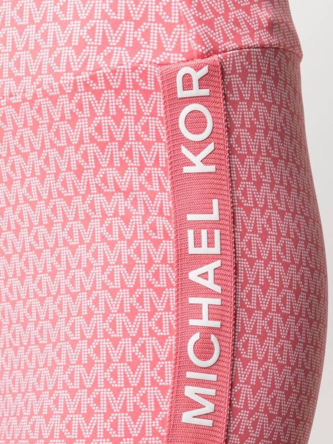 Michael Kors Fietsshorts met monogram Roze