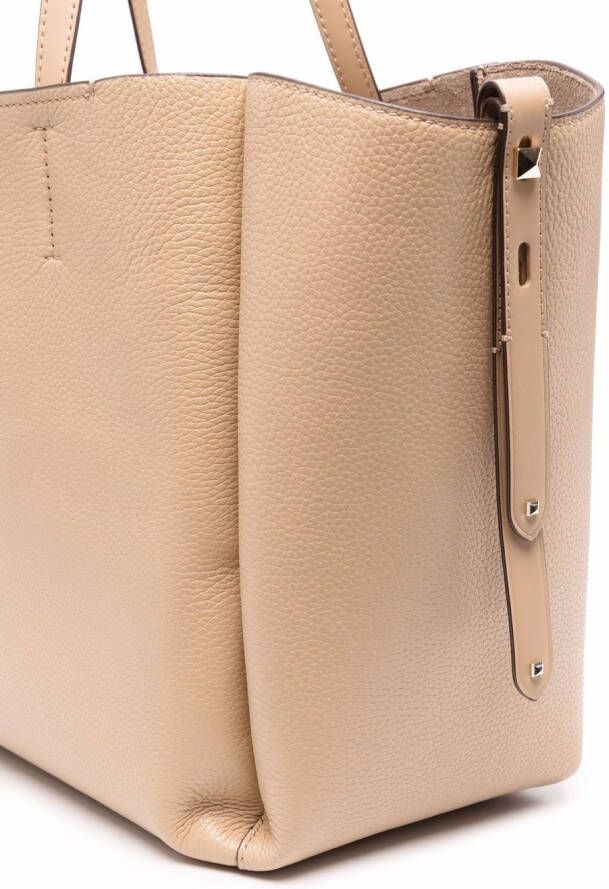 Michael Kors Freya shopper met logoplakkaat Beige