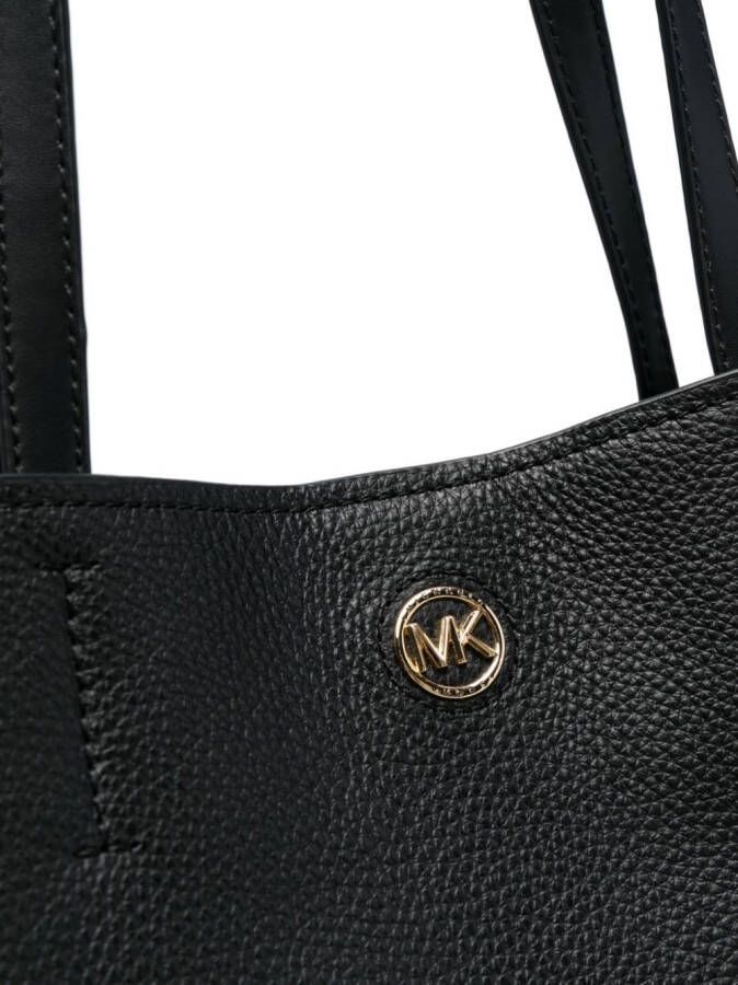 Michael Kors Freya shopper met logoplakkaat Zwart